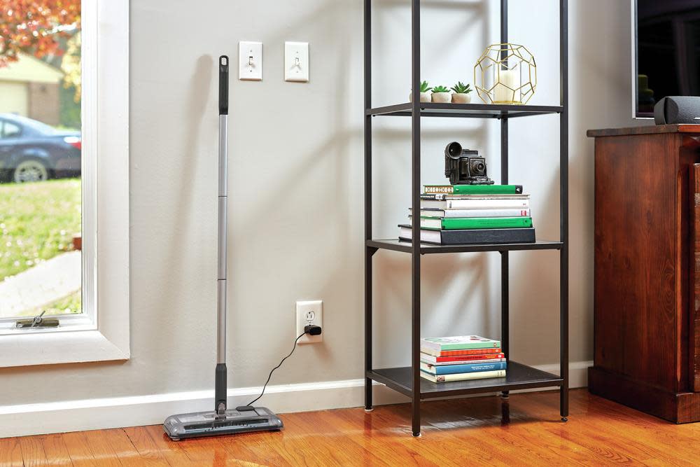 Black and Decker Lithium Floor Sweeper Grey - Ascmtools