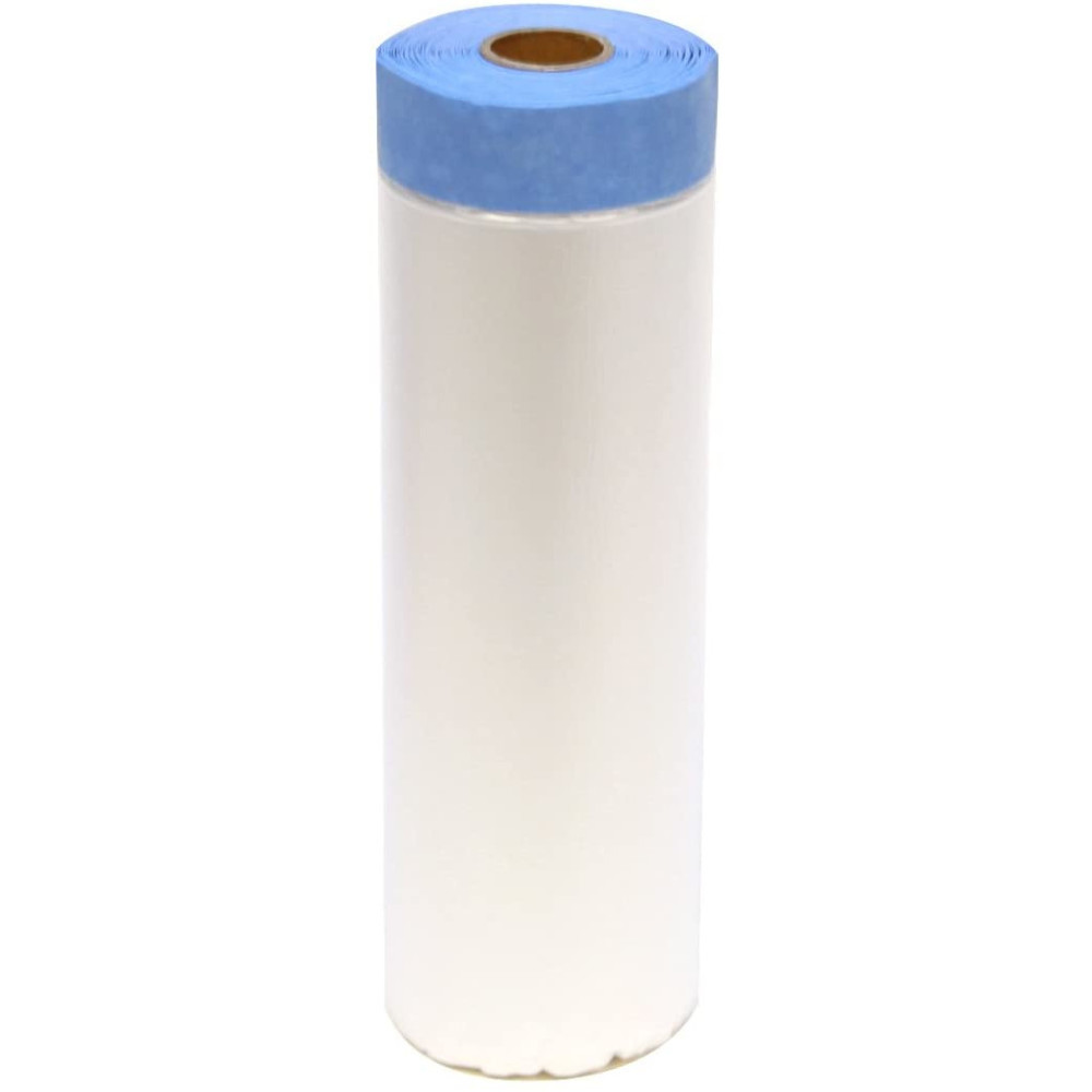 Trimaco Tape & Drape Clear Plastic Masking Tape 8 x 72′ - Ascmtools