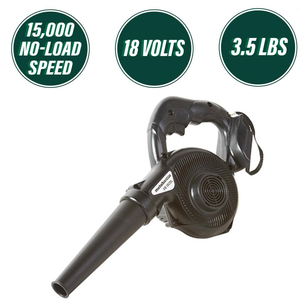Metabo HPT 18V Lithium Ion Cordless Blower (Tool Body Only) | RB18DSLQ4 - Ascmtools