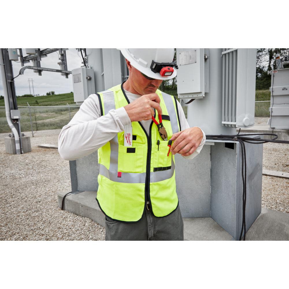 Milwaukee Safety Vest AR/FR Cat. 2 Class 3 High Visibility - Ascmtools