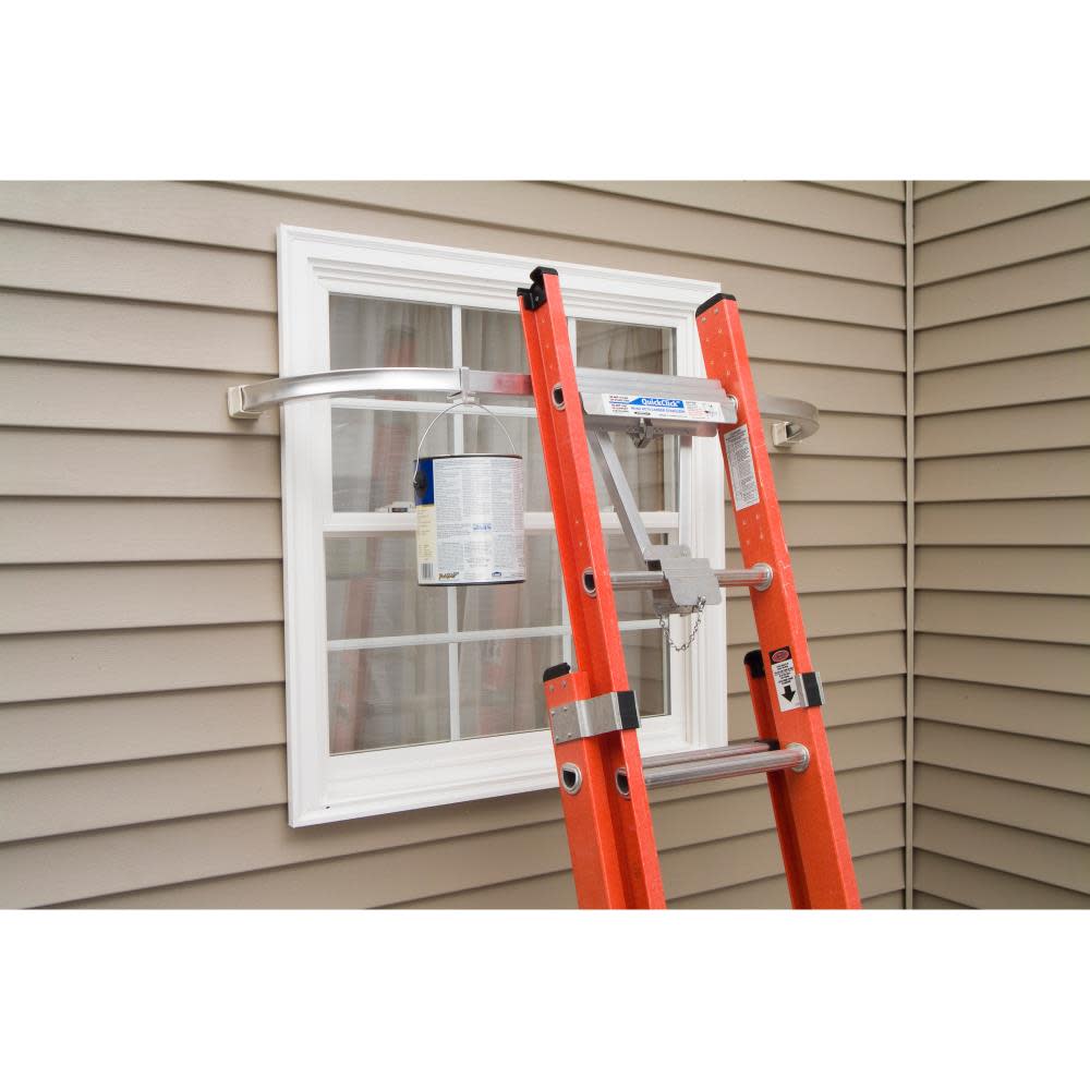 Werner Aluminum Ladder Stabilizer for Extension Ladders. Attaches In Minutes - Ascmtools