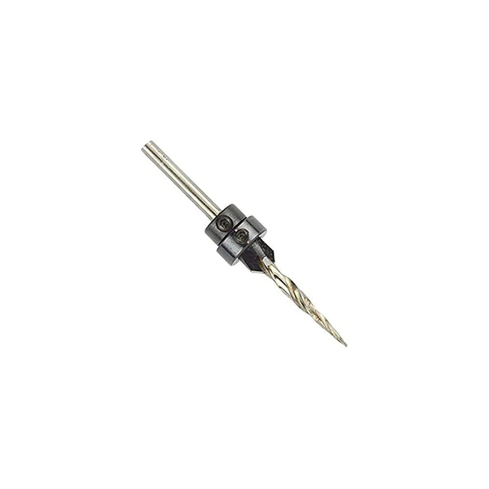 WL Fuller 3/16″ Drill Bit Hole Round Shank Taper Point Drill Bit Countersink - Ascmtools