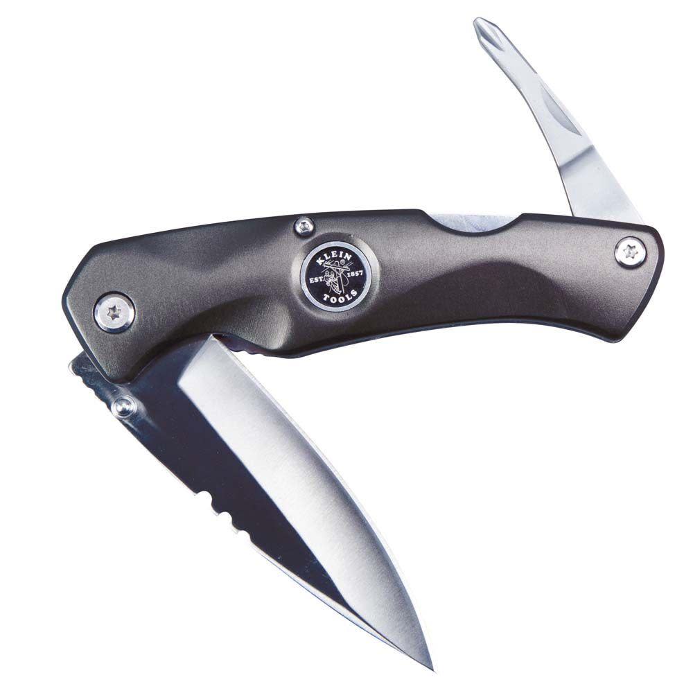 Klein Tools Electrician Pocket Knife #2 PH Bit - Ascmtools