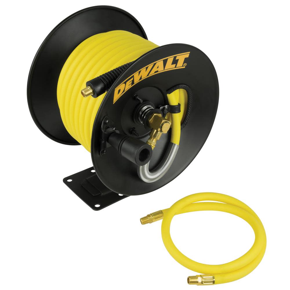 DEWALT 3/8 In. x 50 Ft. Manual Rubber Hose Reel - Ascmtools