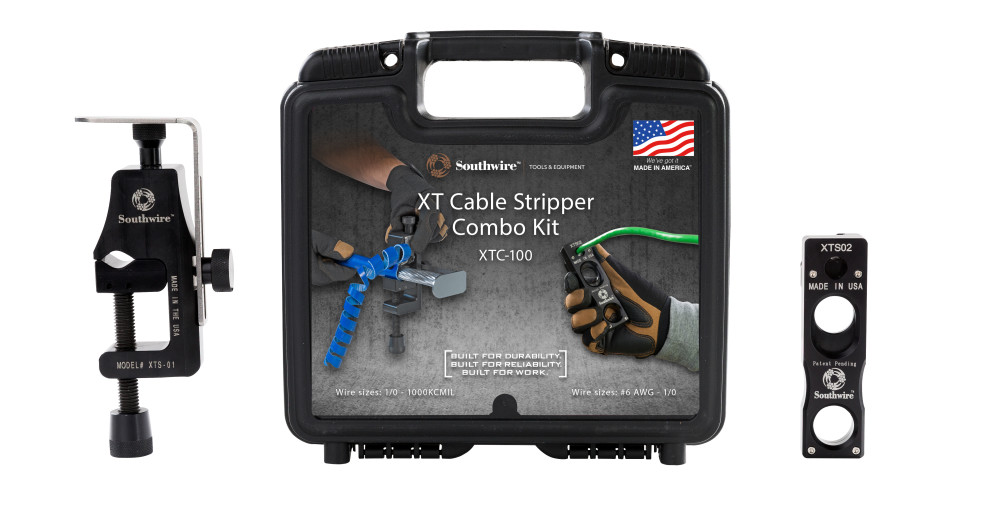 Southwire XT Cable Stripper Combo Kit #6-1000 KCMIL In Case - Ascmtools