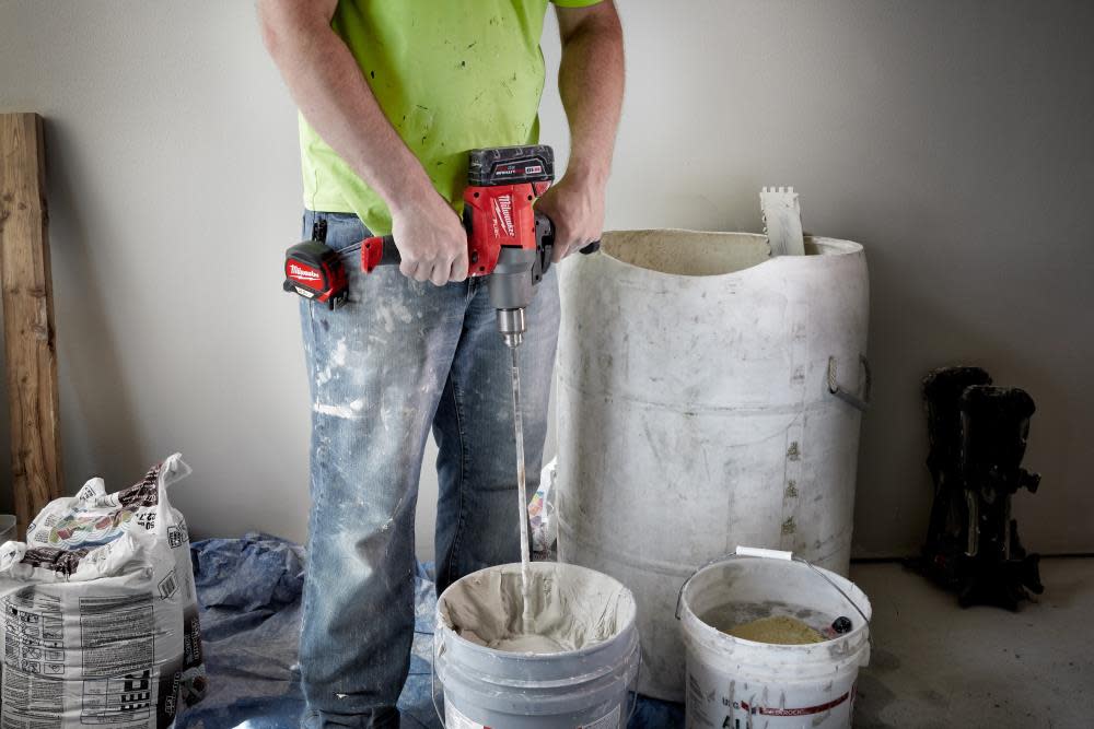 Milwaukee M18 FUEL Mud Mixer with 180 Handle Kit - Ascmtools