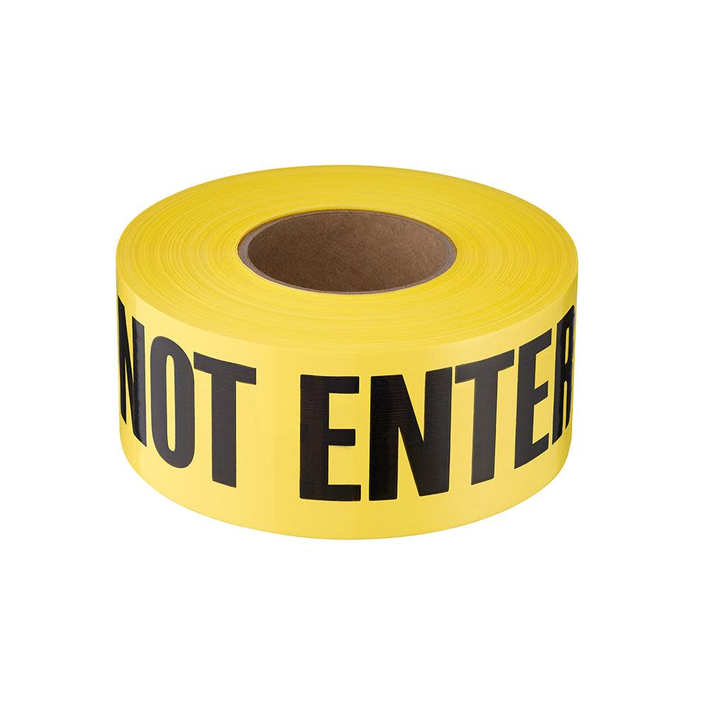 Empire Level 1000 ft. Premium Yellow Barricade Tape – Caution Do Not Enter - Ascmtools