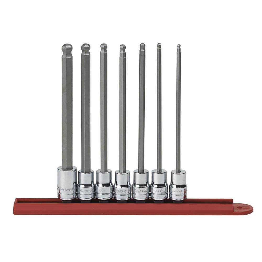 GEARWRENCH Ball End Hex Bit Socket Set 7 Pc. SAE - Ascmtools