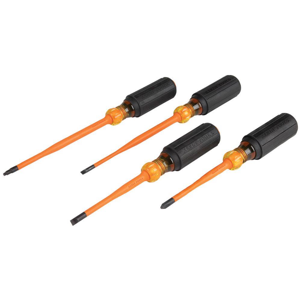 Klein Tools Slim-Tip Insul Screwdrivers 4-pc - Ascmtools