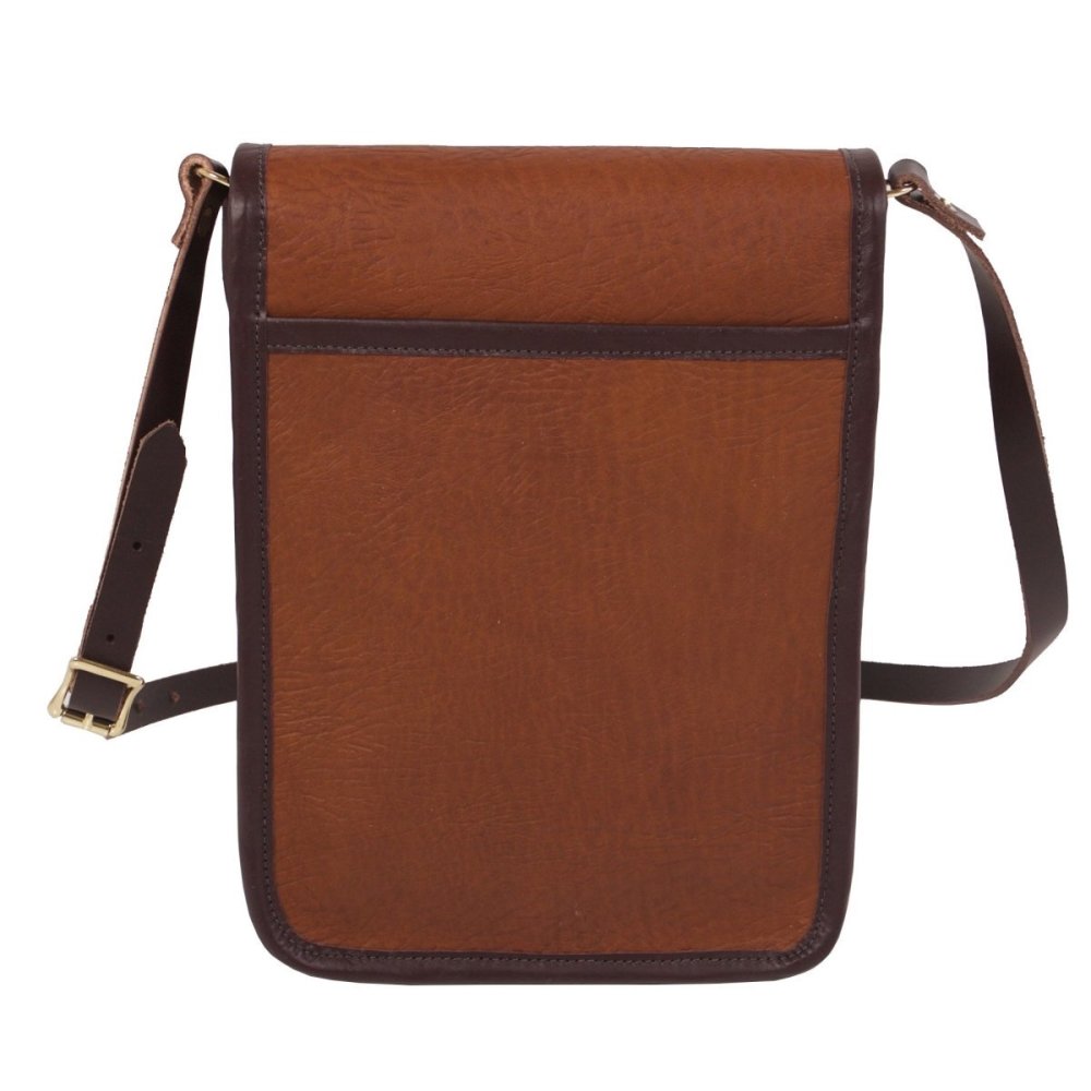 Duluth Pack 6 Liter Capacity Brown Trim Bison Leather Haversack - Ascmtools