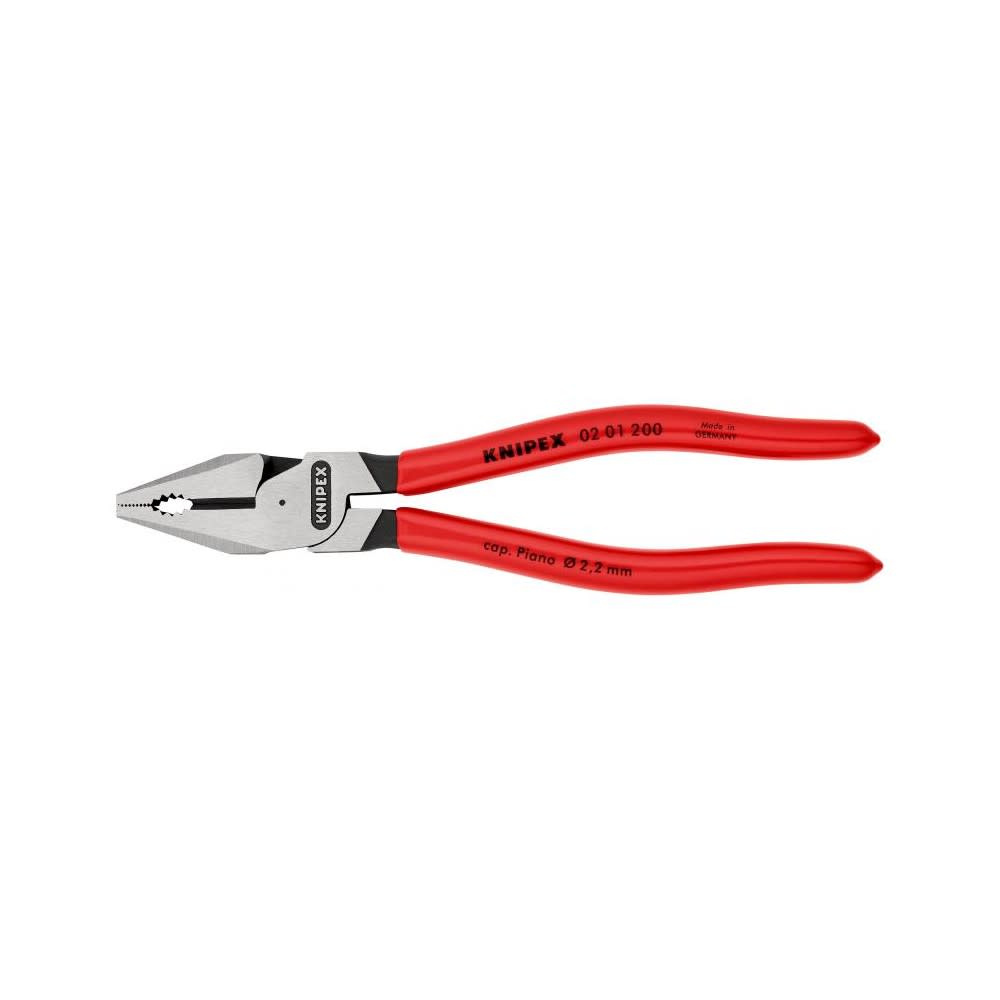 Knipex Combination Pliers Plastic Handle 200mm - Ascmtools