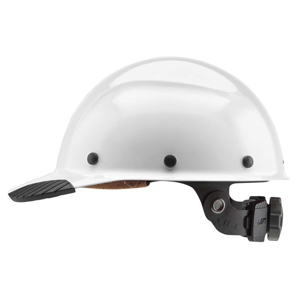 Lift Safety Hard Hat DAX White Fiber Resin Cap Style - Ascmtools