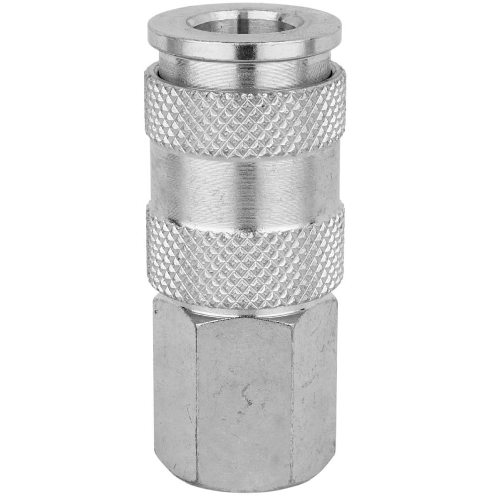 Milton Quick-Connect Steel Coupler 1/4″ FNPT High Flow (V-Style) - Ascmtools