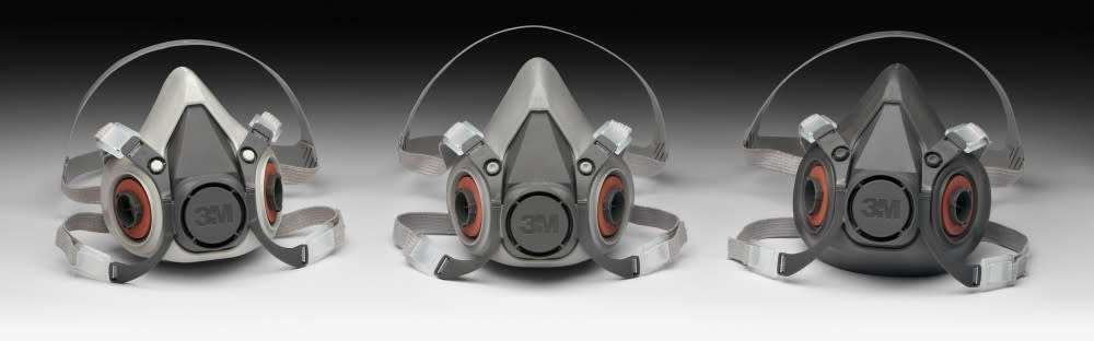 3M Half Facepiece Reusable Respirator 6100/07024(AAD) Small - Ascmtools