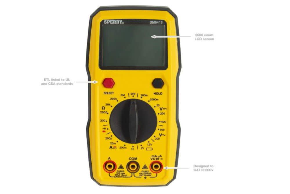 Sperry Instruments Digital Multimeter - Ascmtools