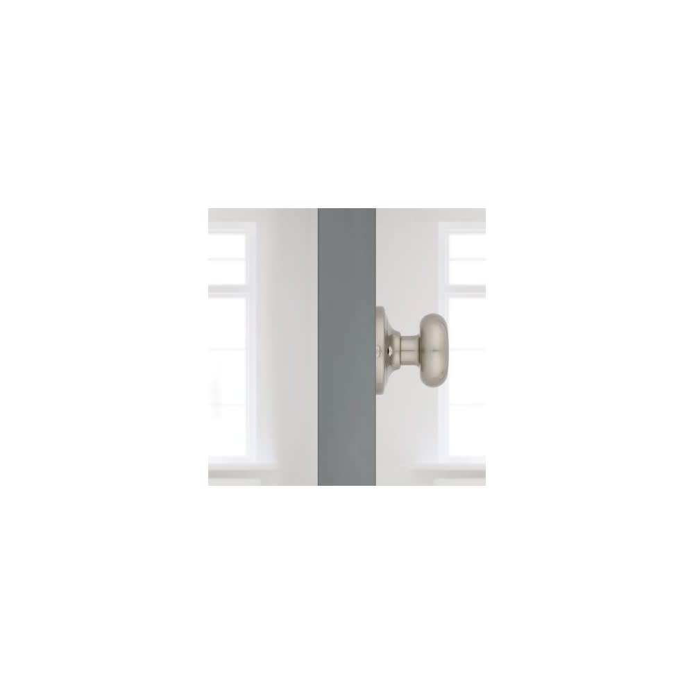 Kwikset Satin Nickel Juno Surface Mount Half Dummy Trim Door Knob - Ascmtools