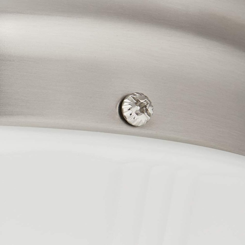 Westinghouse 6 7/8″ 10W Brushed Nickel LED Flush Light Fixture - Ascmtools