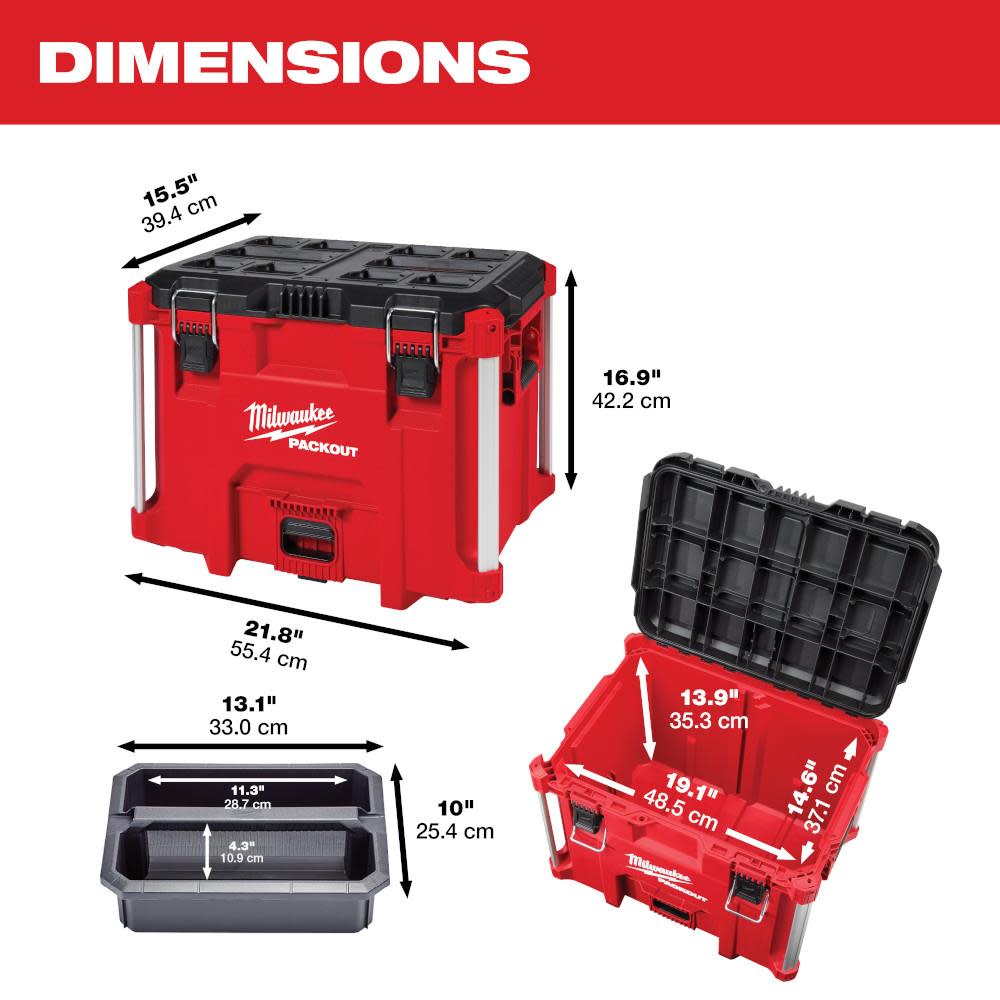 Milwaukee PACKOUT XL Tool Box - Ascmtools