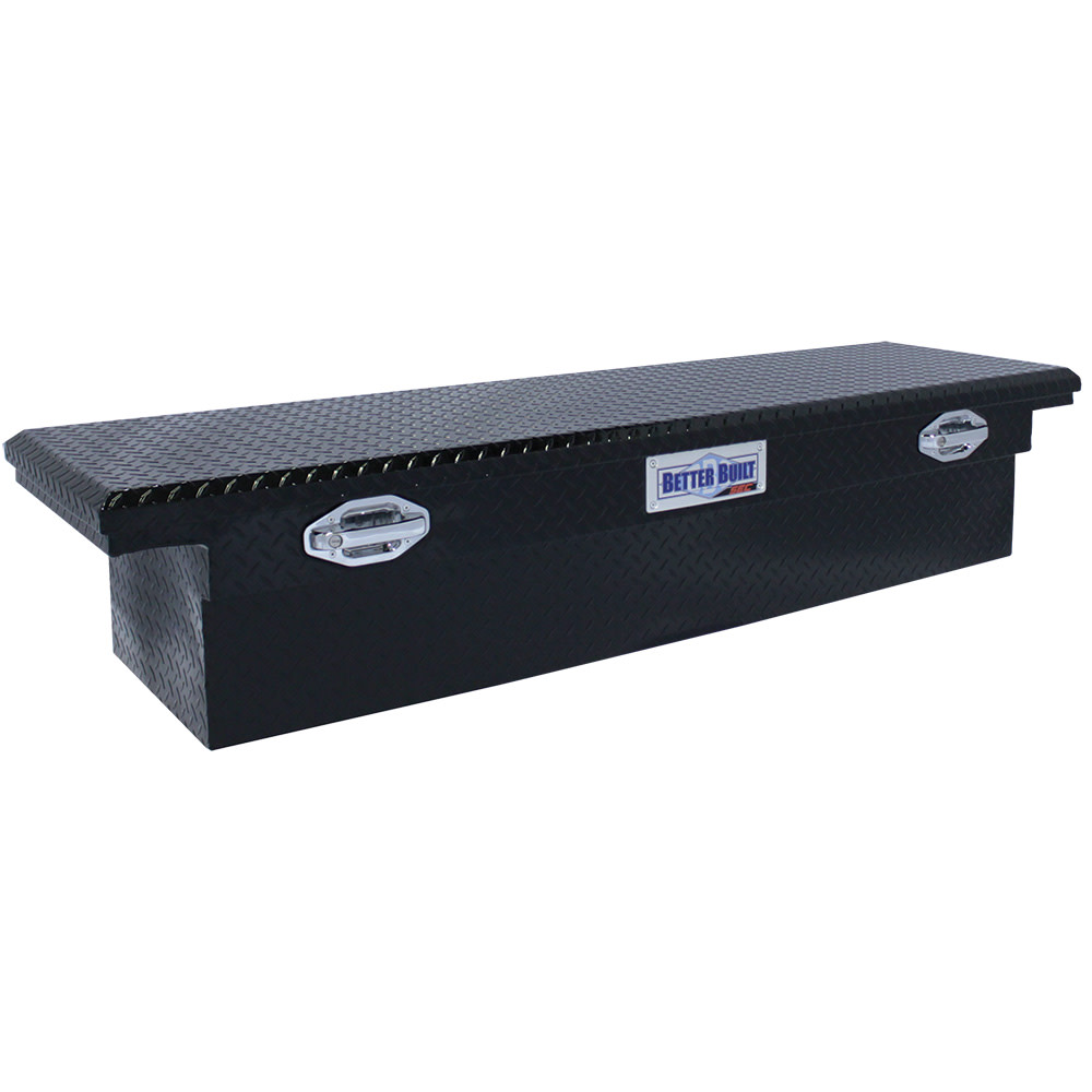 Better Built 71″ SEC Saddle Truck Tool Box LOW PROFILE GLOSS BLACK - Ascmtools