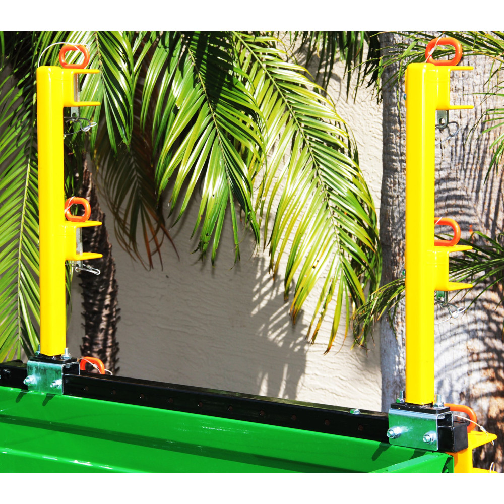 Green Touch Bed Rail System For John Deere Gator Plastic Bed - Ascmtools