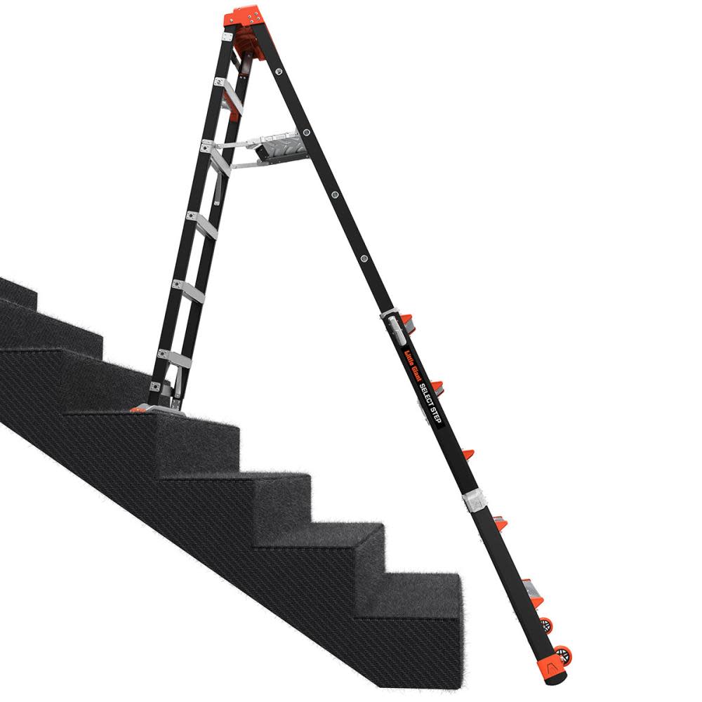Little Giant Safety Select Step M6 Fiberglass Type 1AA Adjustable Step Ladder - Ascmtools
