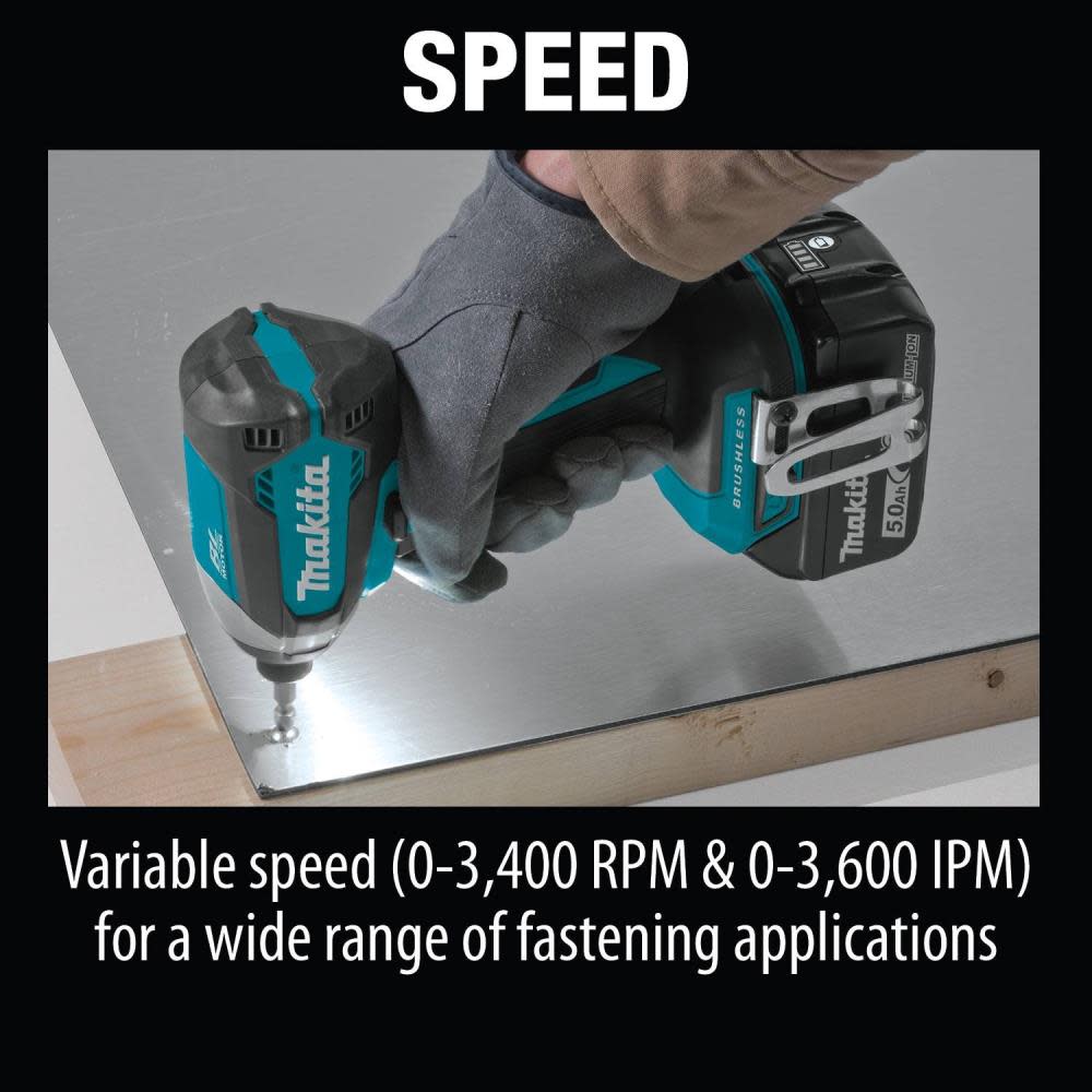 Makita 18V LXT Lithium-Ion Brushless Cordless 2-Pc. Combo Kit (5.0Ah) - Ascmtools