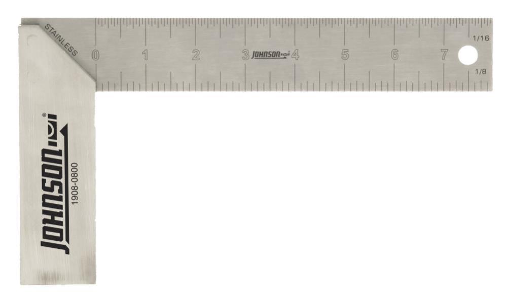 Johnson Level Professional Aluminum Try Square - Ascmtools