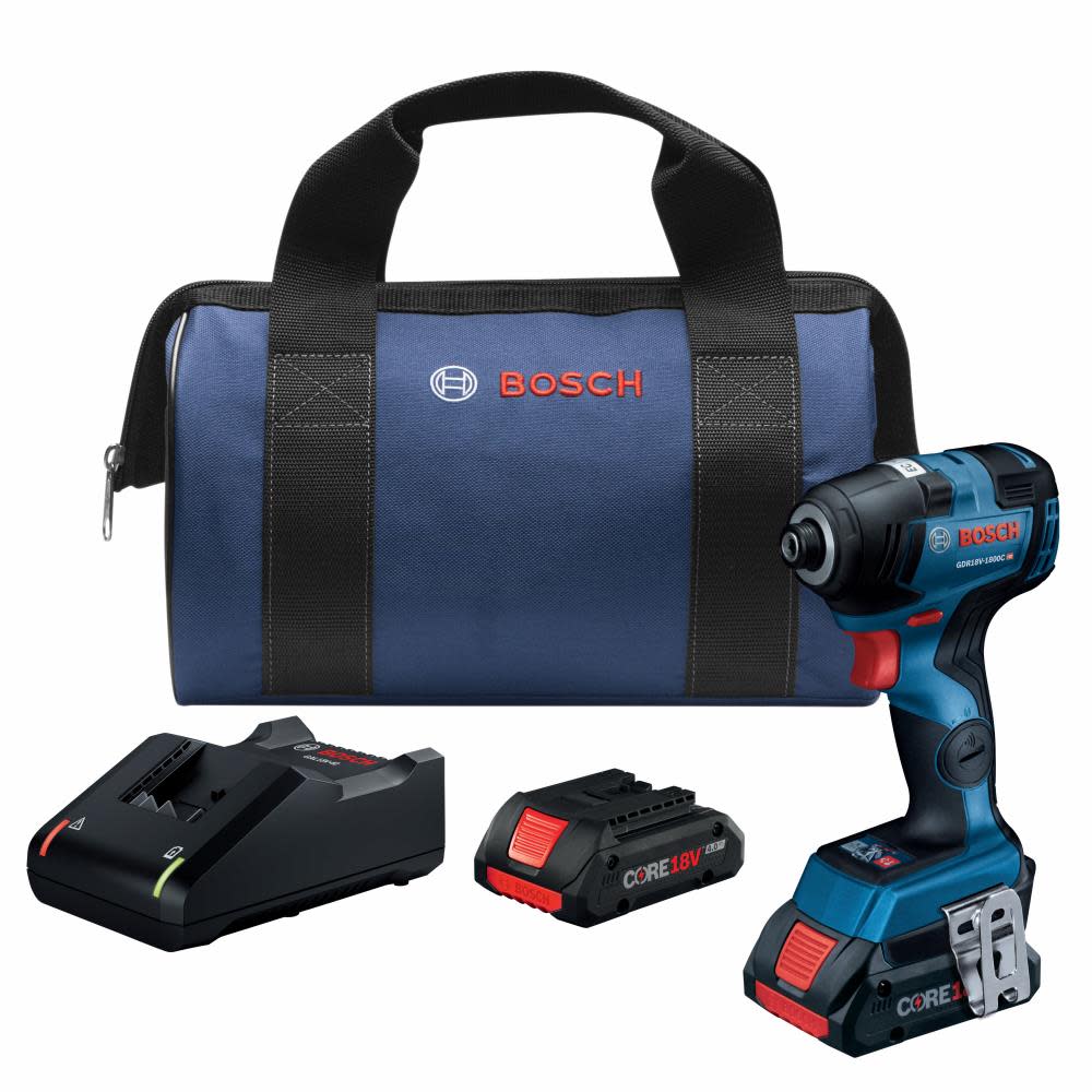 Bosch 18V EC 1/4″ Hex Impact Driver Kit - Ascmtools