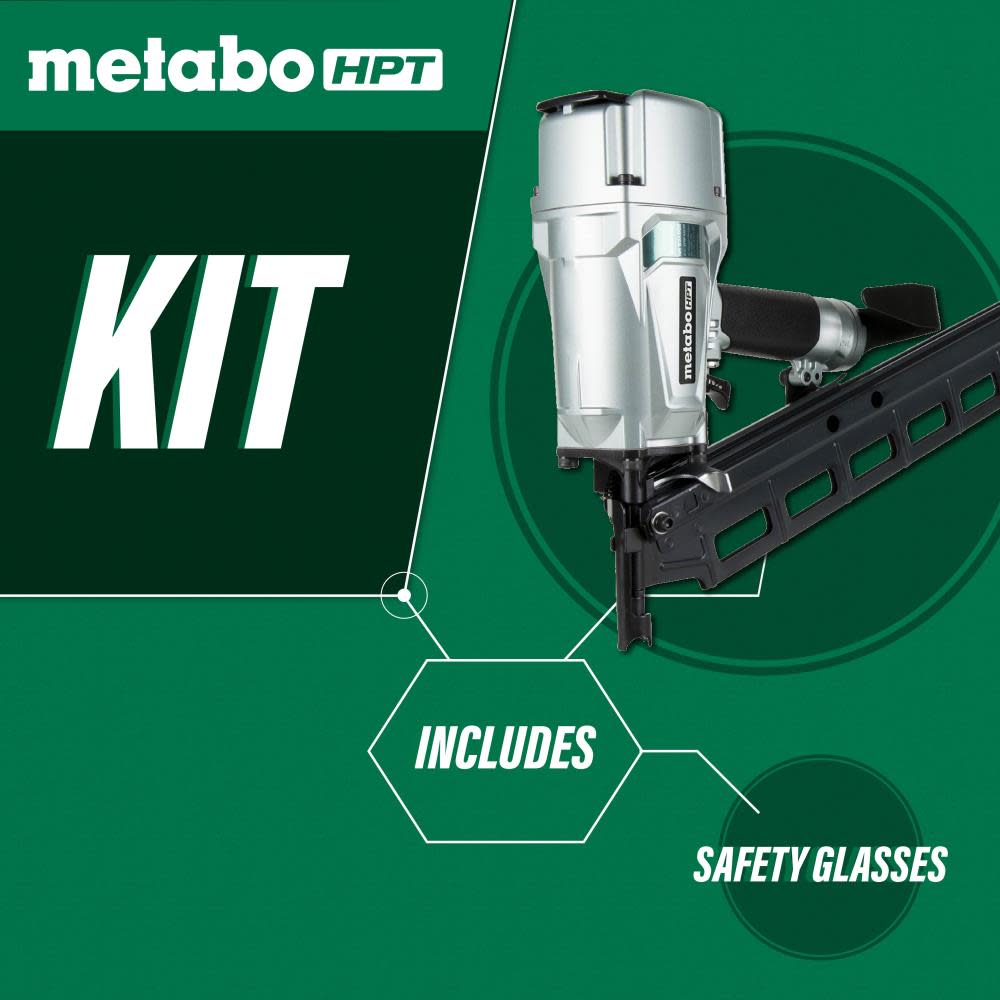 Metabo HPT 3 1/4″ Round Head Framing Pneumatic Nailer - Ascmtools