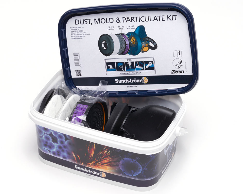 Sundstrom Safety S100 Air Purifying Respirator Dust Mold & Particulate Kit – S - Ascmtools