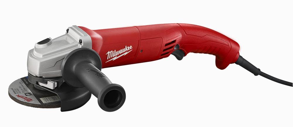 Milwaukee 11 Amp 5 in. Small Angle Grinder Trigger Grip AC/DC No Lock - Ascmtools