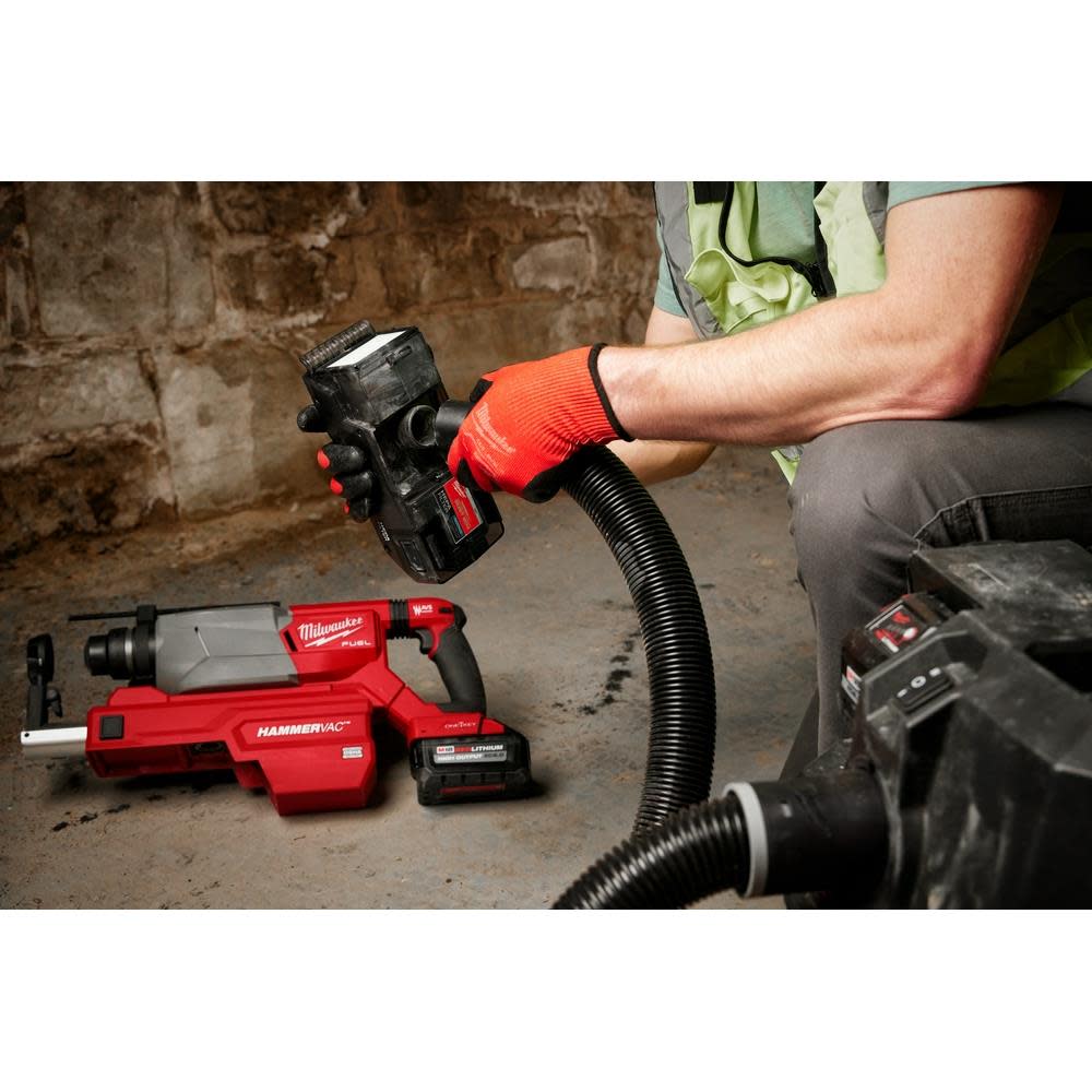 Milwaukee M18 FUEL HAMMERVAC 1 1/4″ Dedicated Dust Extractor - Ascmtools