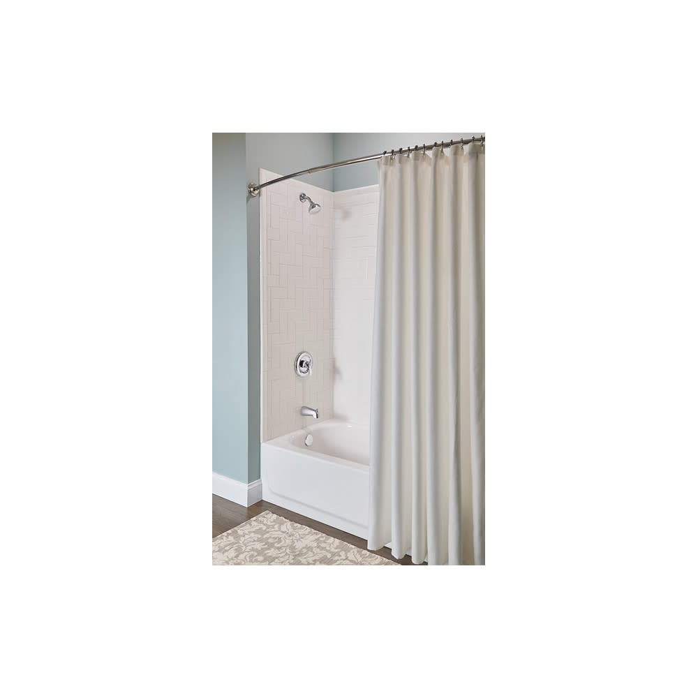 Moen Shower Rod Chrome 72″ Adjustable Curved - Ascmtools
