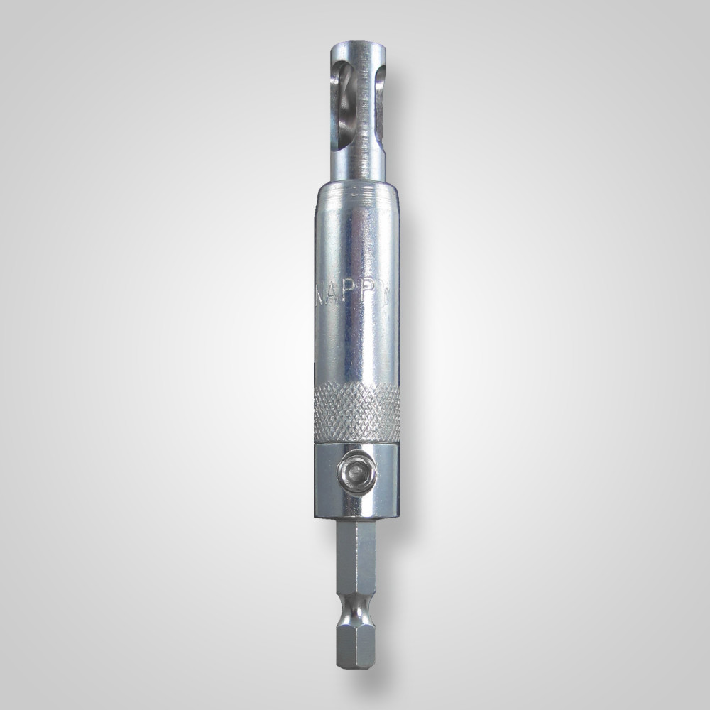 Make It Snappy Drill Bit 1/4″ HSS Twist Drill Shelf Pin Drill Guide - Ascmtools