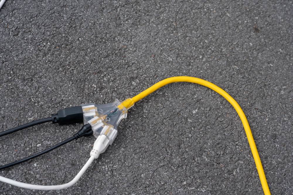 Southwire 3 Outlet Extension Cord Lighted End 12/3 SJTW 50′ - Ascmtools