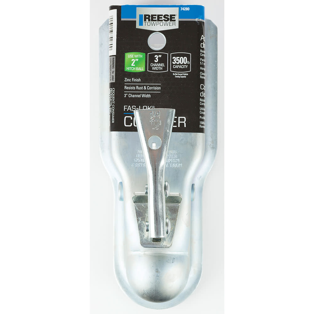 Reese Fas Lok 2″ 3500 lbs Class IV Trailer Straight Coupler - Ascmtools