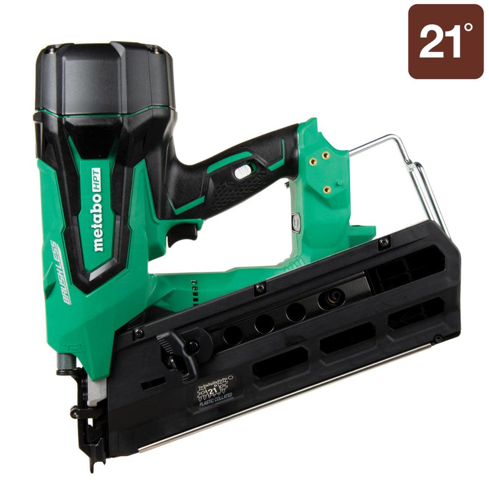 Metabo HPT 3-1/2″ 18V Cordless Plastic Strip Framing Nailer (Tool Body Only) - Ascmtools