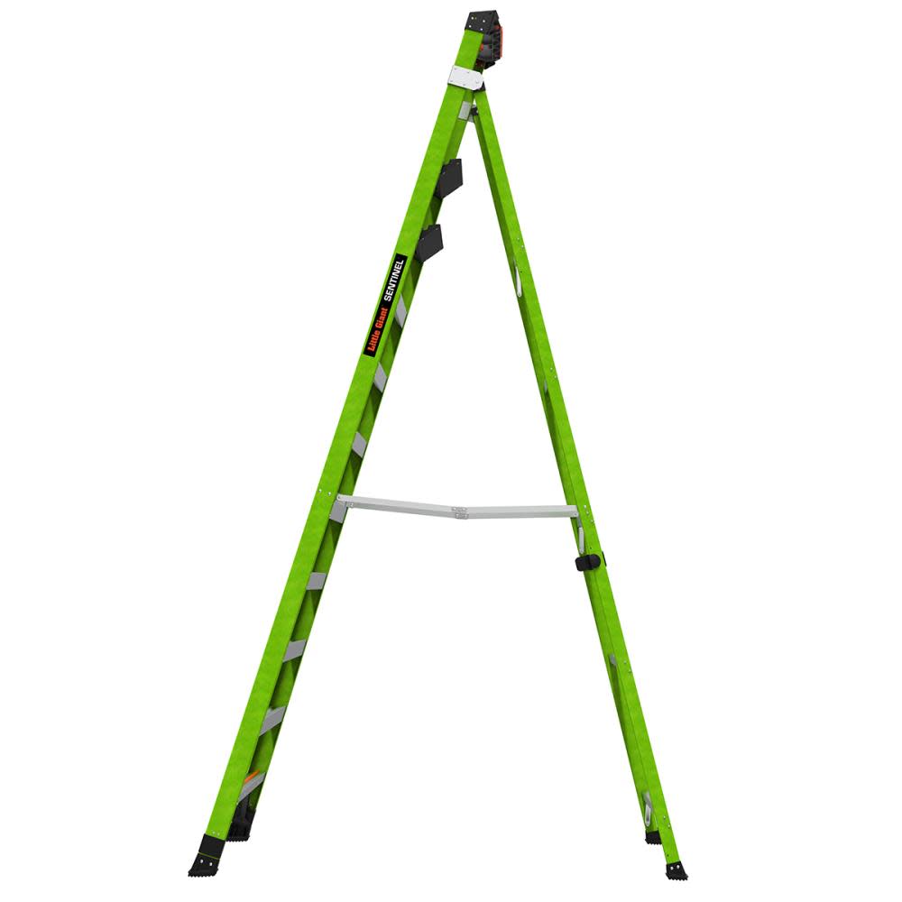 Little Giant Safety Sentinel M12 Step Ladder Type IAA Fiberglass - Ascmtools