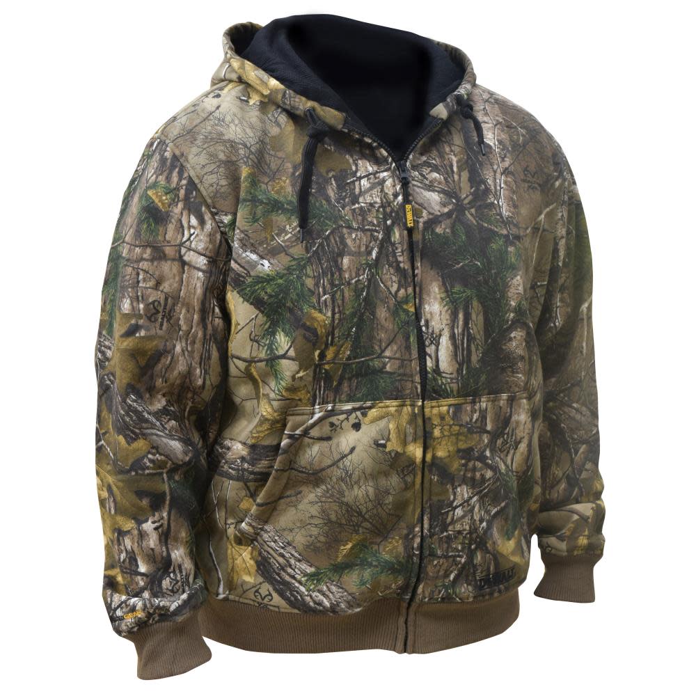 DEWALT Unisex Realtree XTRA Camouflage Heated Kit Hoodie Large - Ascmtools