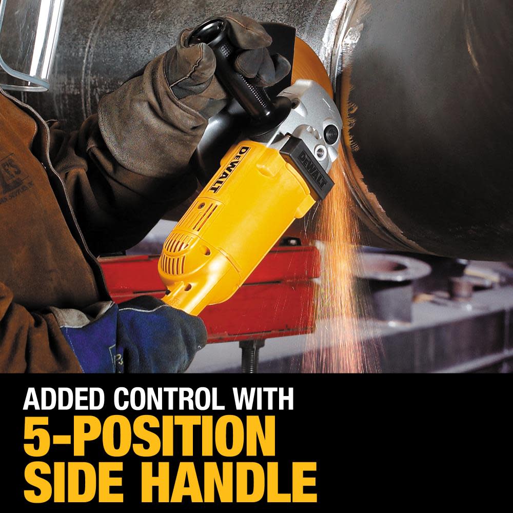 DEWALT 7-in and 9-in 5.3 HP Large Angle Grinder - Ascmtools