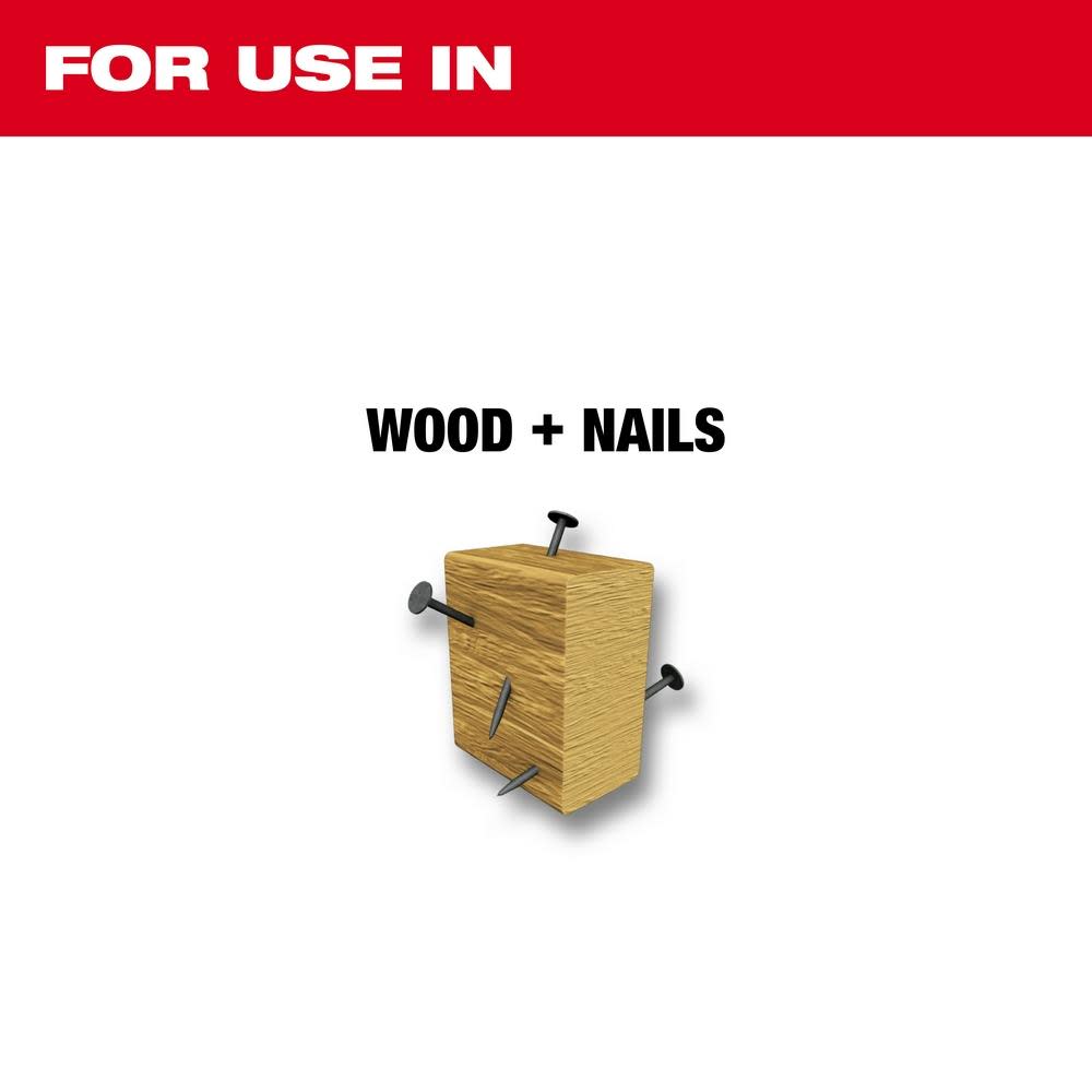 Milwaukee 12 in. 5 TPI The Ax SAWZALL Blade 5PK - Ascmtools