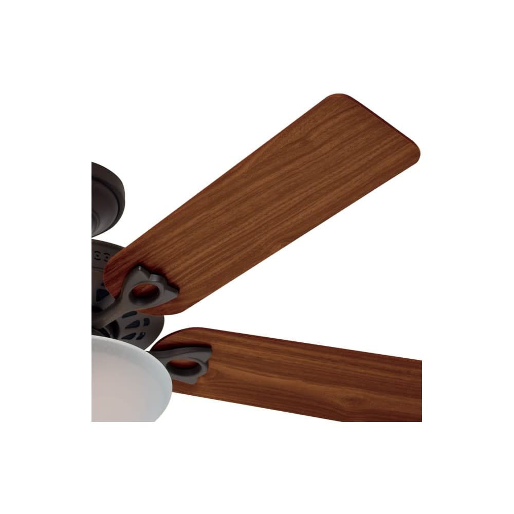 Hunter Fan Astoria Ceiling Fan 52″ New Bronze Medium Oak/Walnut - Ascmtools