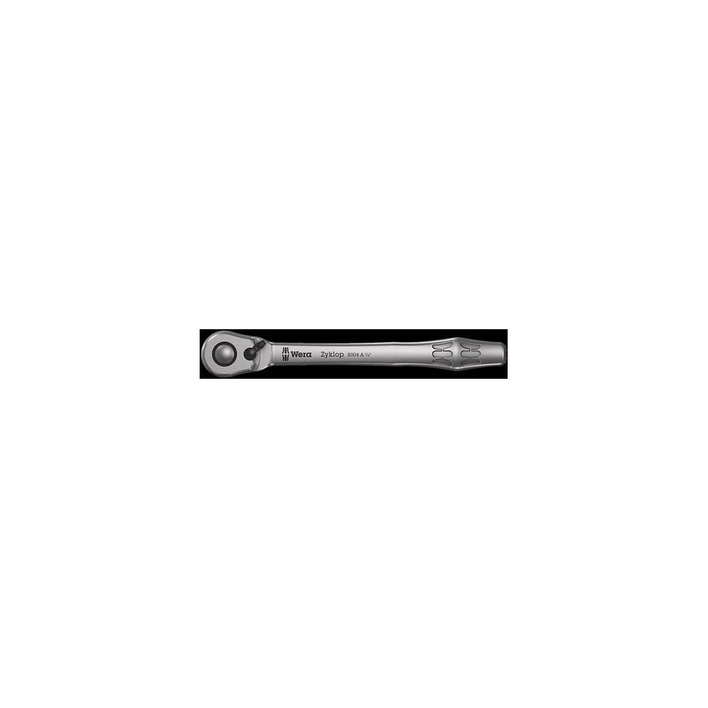 Wera Tools 8004 A Zyklop Metal Ratchet W/ Switch Lever & 1/4″ Drive - Ascmtools