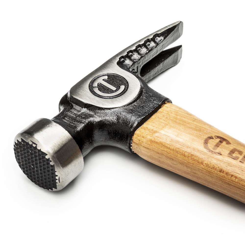 Crescent Framing Hammer Milled Face 22oz with Wood Handle - Ascmtools
