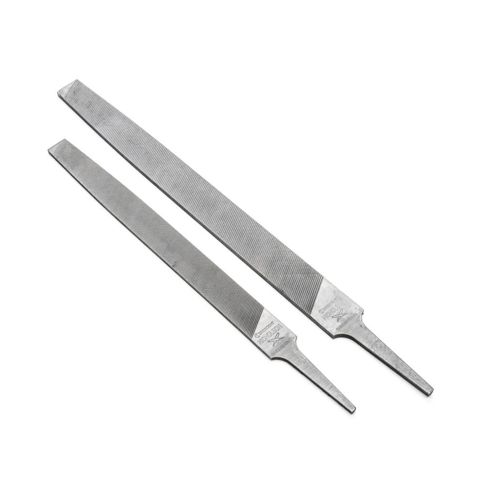 Crescent Nicholson 2 in 1 Bastard and Smooth Cut File Set 8″ & 10″ 2pc - Ascmtools