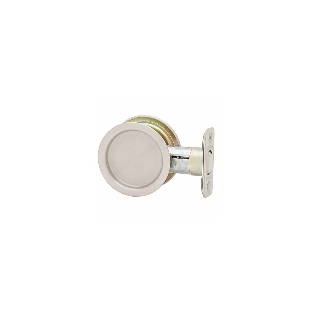 Kwikset Door Lock Satin Nickel Indoor Passage Pocket Round - Ascmtools