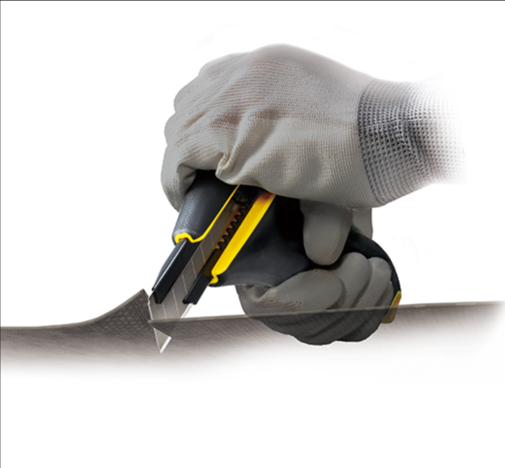 Tajima Strong J-Grip Powerful Two Handed Utility Knife Cutter - Ascmtools