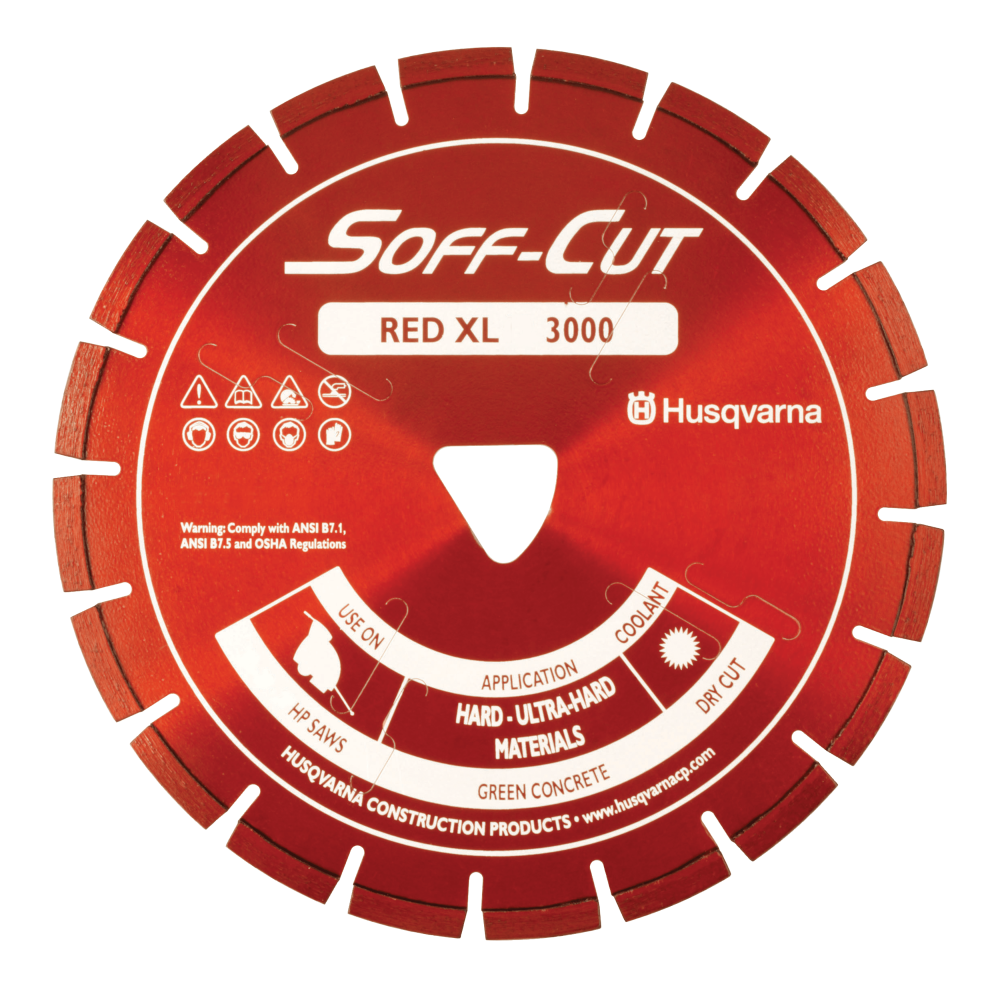 Husqvarna XL6-3000 6x.100 Red Soff Cut Blade - Ascmtools