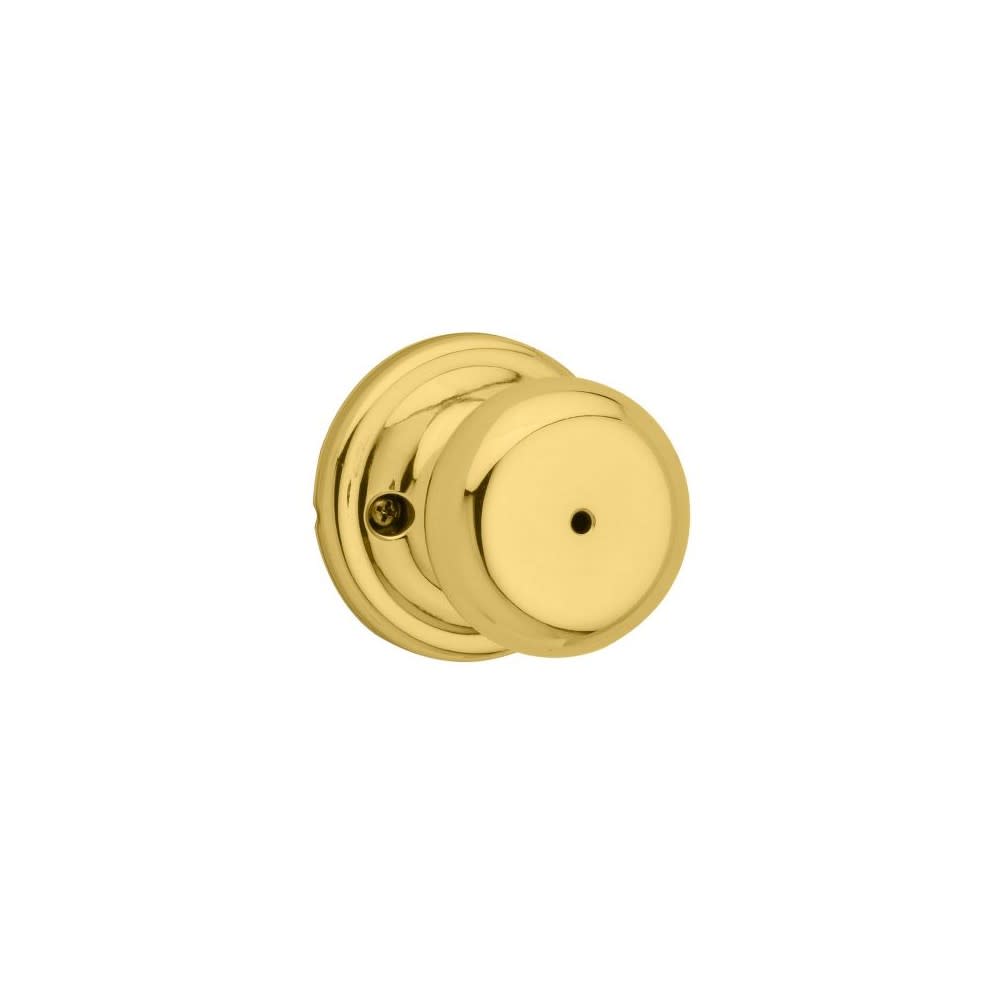 Kwikset Polished Brass Bed/Bath Juno Privacy Door Knob - Ascmtools
