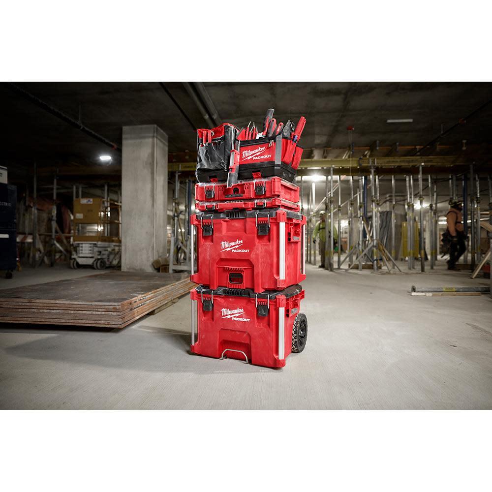 Milwaukee PACKOUT XL Tool Box and 2 Wheel Cart Bundle - Ascmtools